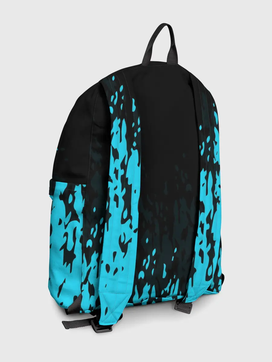 Рюкзак джинсовый / БОГ ОДИН | Узорное лицо