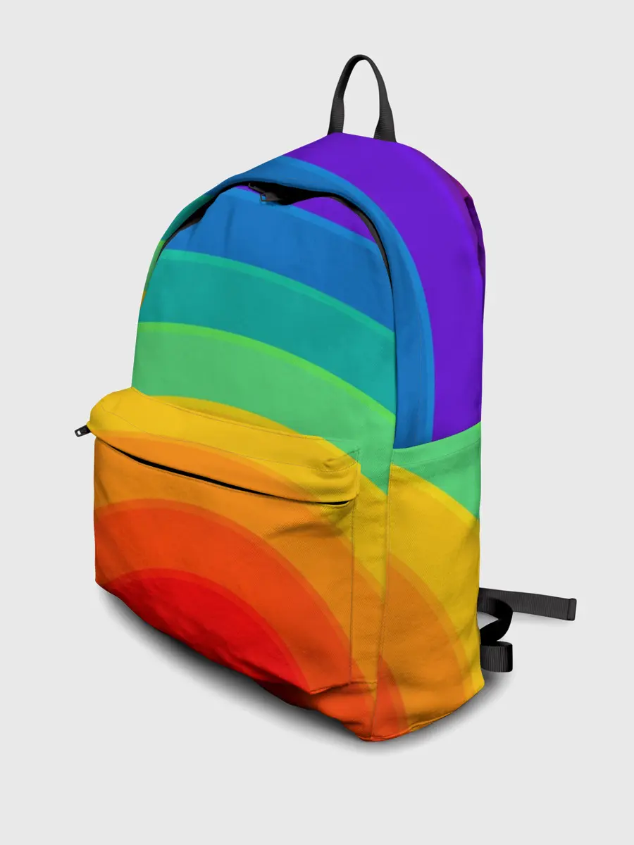 Рюкзак джинсовый / Круговая радуга