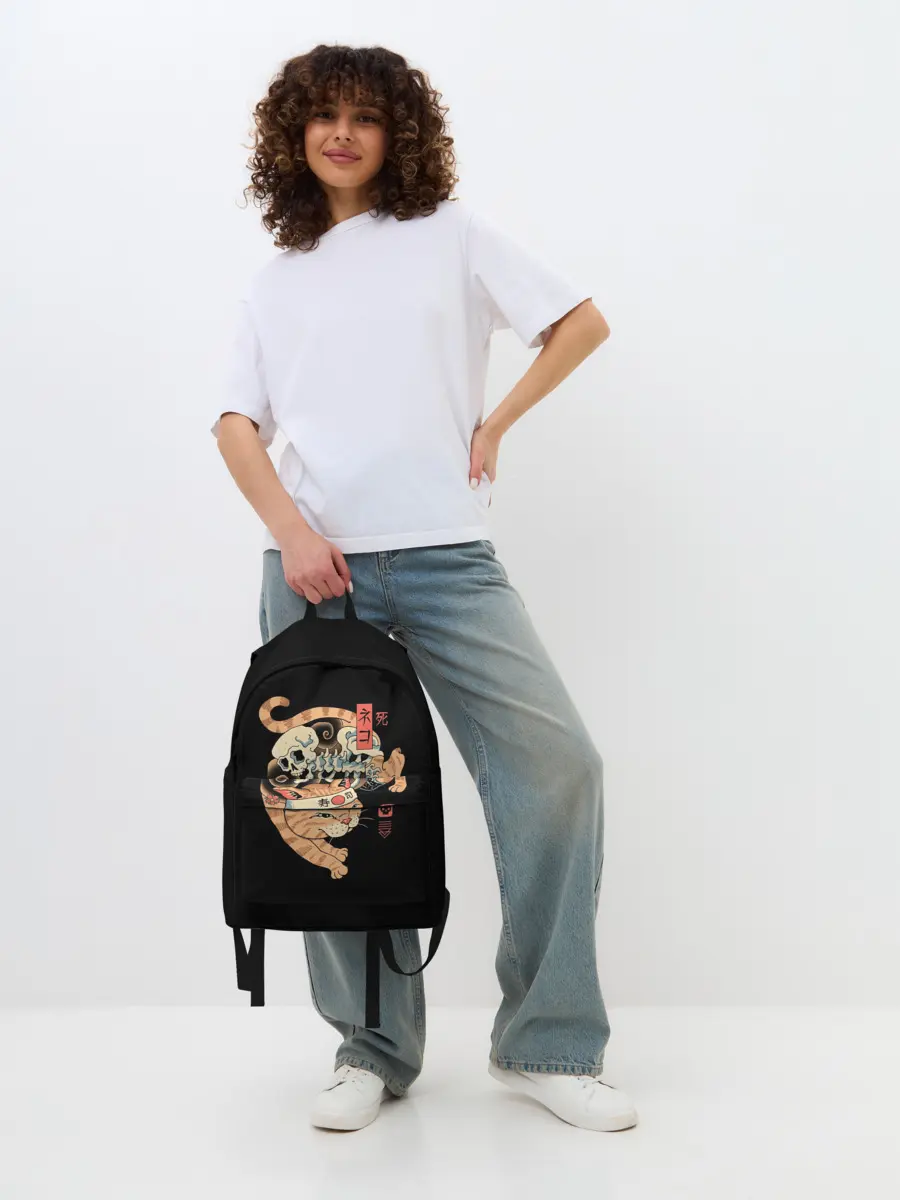 Рюкзак джинсовый / Cat of Death