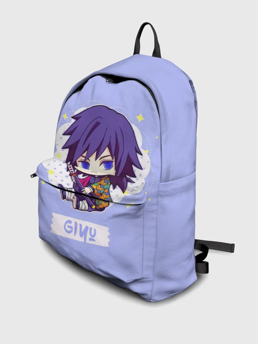 Рюкзак джинсовый / Гию Томиока Kimetsu no Yaiba