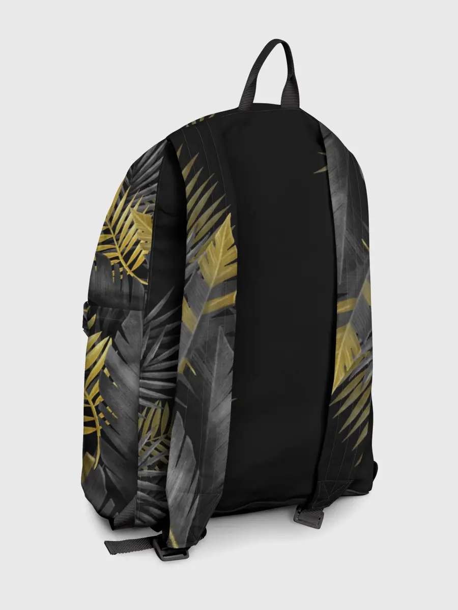 Рюкзак джинсовый / ЗОЛОТЫЕ БАБОЧКИ И ПАПОРОТНИК