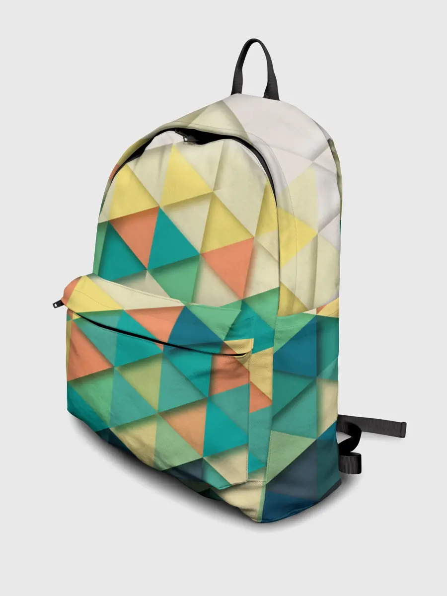 Рюкзак джинсовый / Ромбики