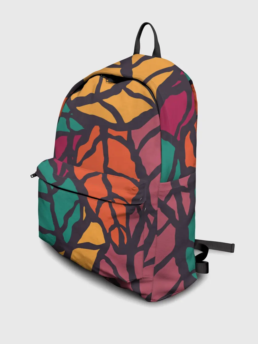 Рюкзак джинсовый / Листья