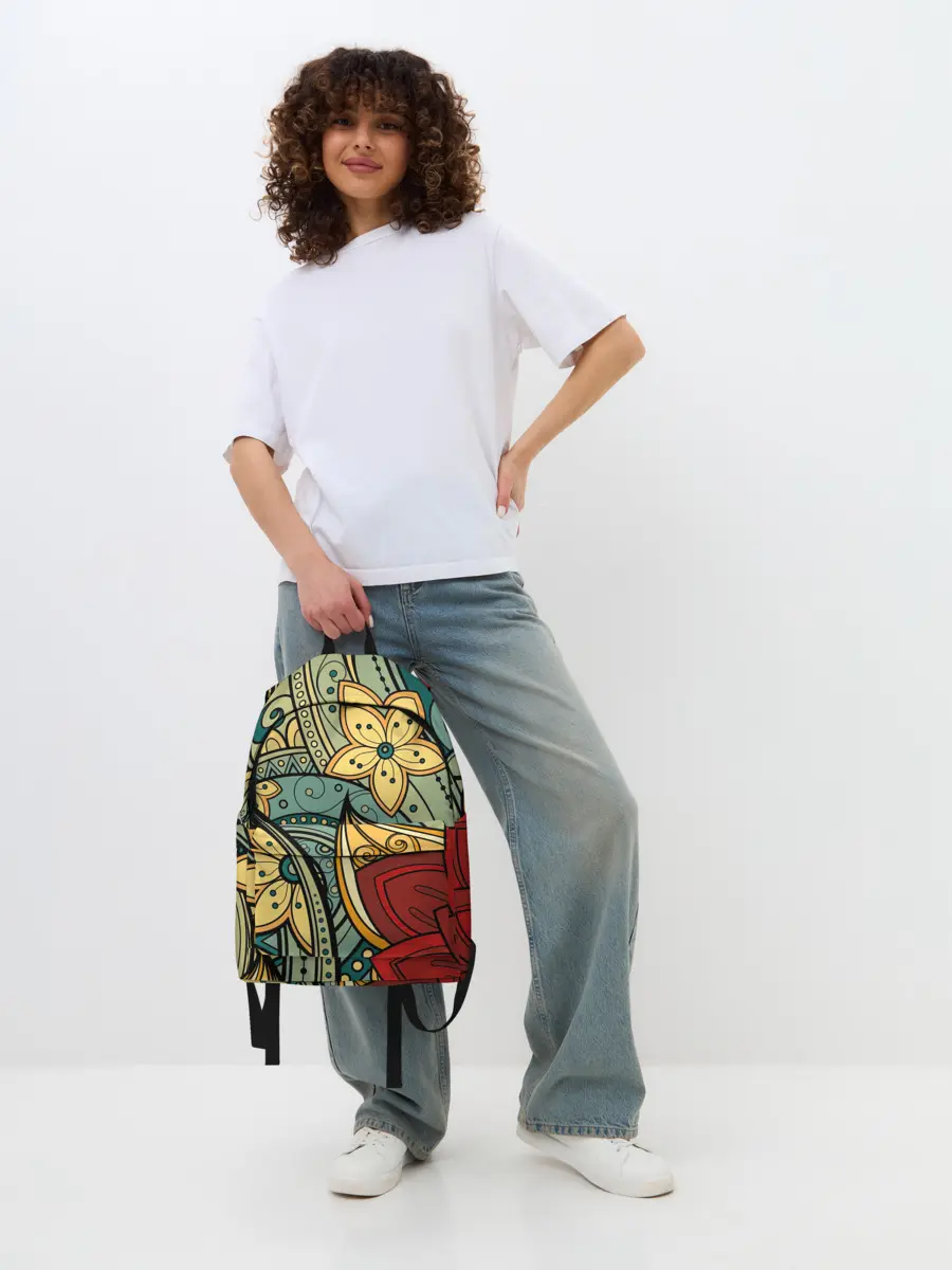 Рюкзак джинсовый / Векторная клумба