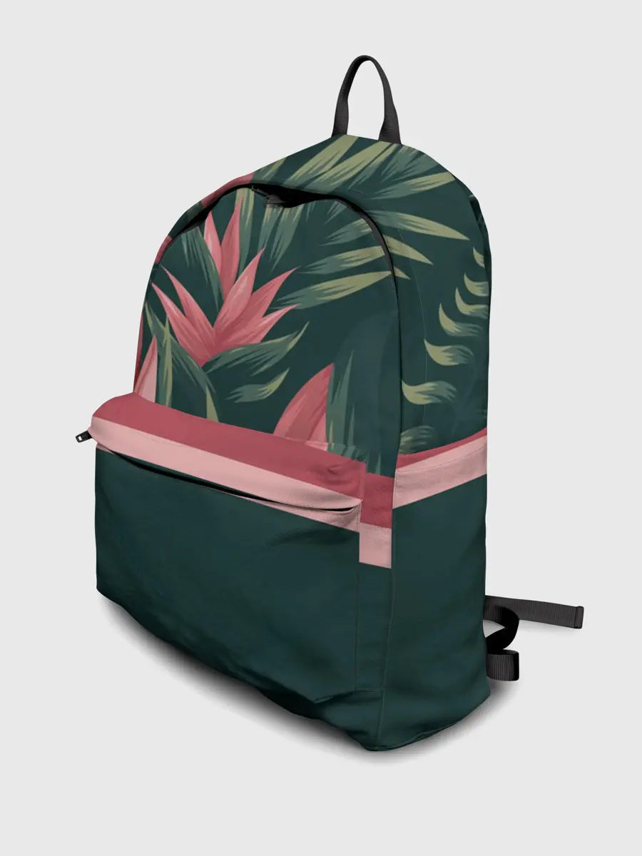 Рюкзак джинсовый / Лилии