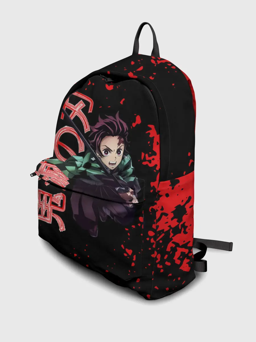 Рюкзак джинсовый / Танджиро Kimetsu no Yaiba
