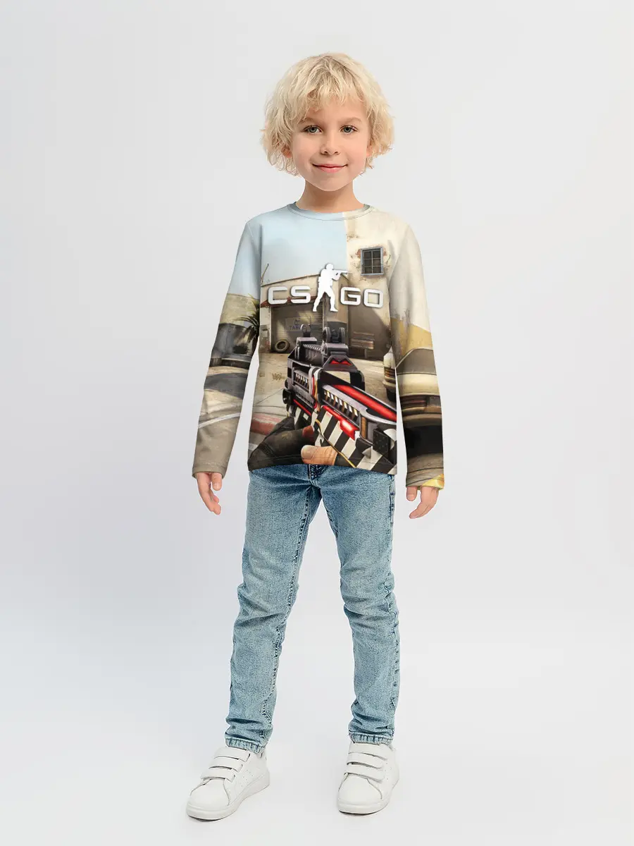 Детский лонгслив / CS:GO - The Aggressor | Aгрессор