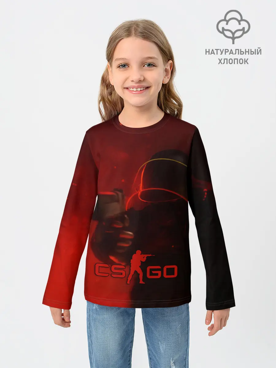 Детский лонгслив / CS:GO