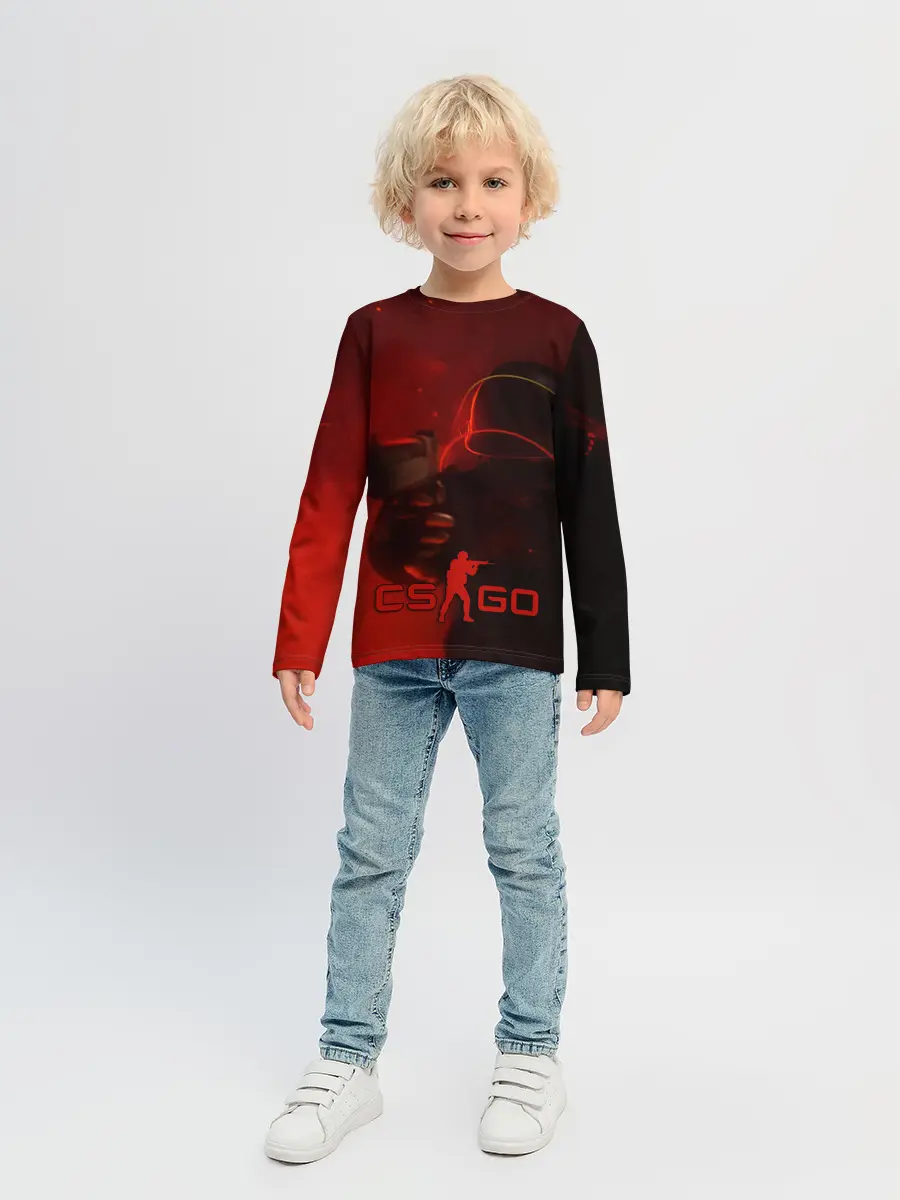 Детский лонгслив / CS:GO