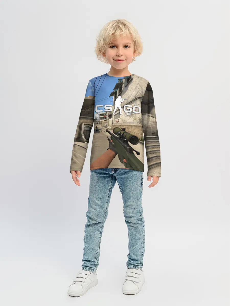 Детский лонгслив / CS:GO