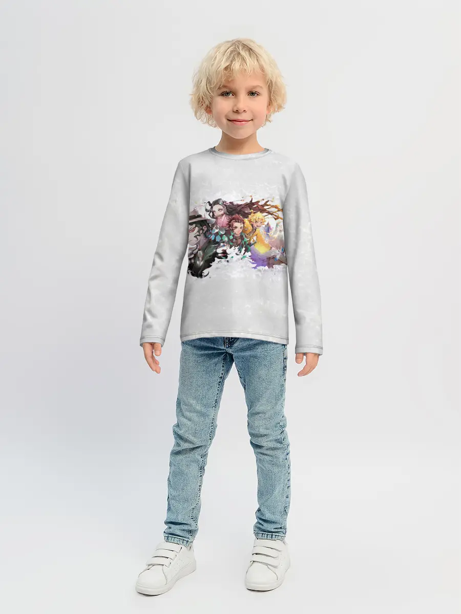 Детский лонгслив / Клинок рассекающий демонов