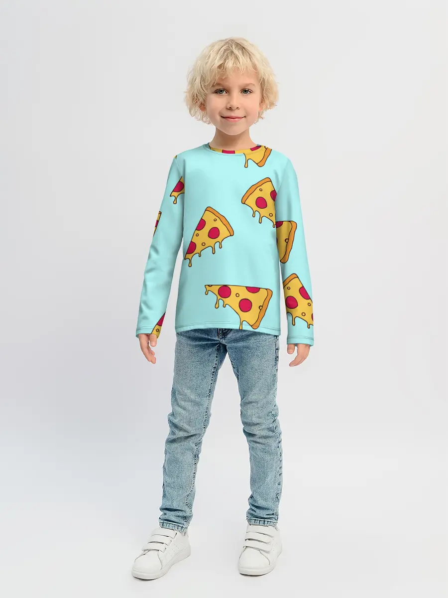 Детский лонгслив / Ароматная пицца