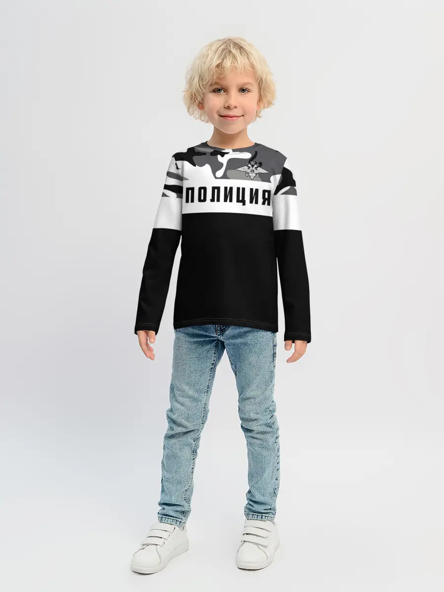 Детский лонгслив / Полиция