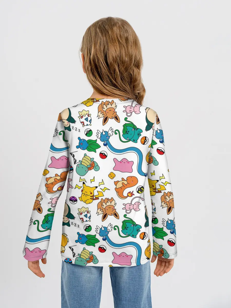 Детский лонгслив / ПОКЕМОНЫ