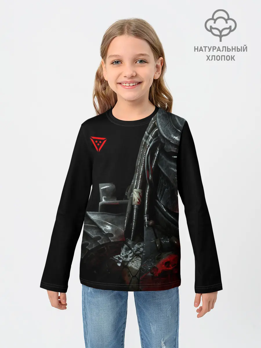 Детский лонгслив / PREDATOR: HUNTING GROUNDS.