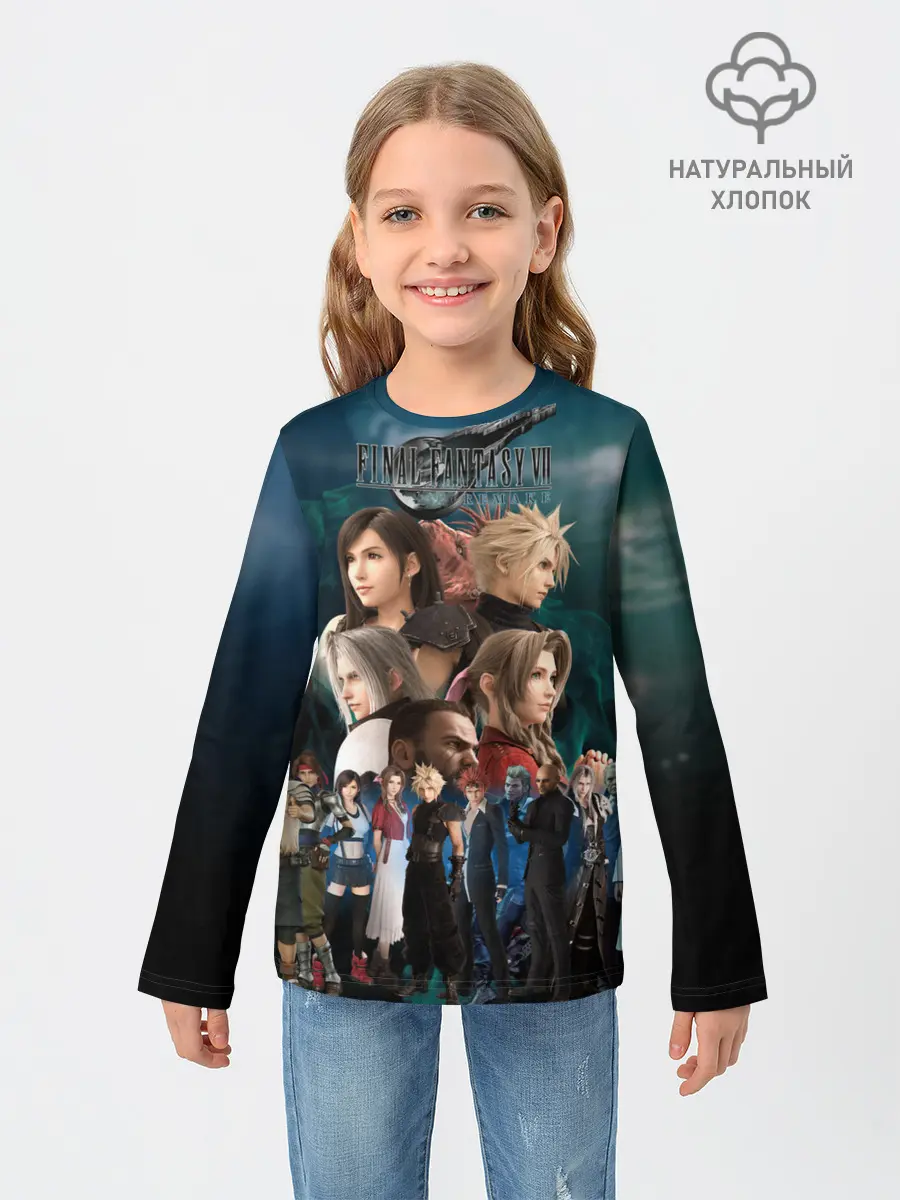 Детский лонгслив / Final Fantasy VII Remake