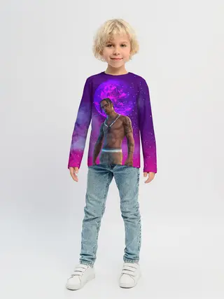 Детский лонгслив / Travis Scott, Fortnite