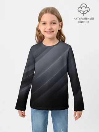 Детский лонгслив / GRAY WAVES