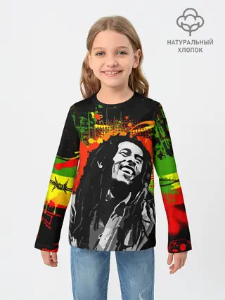 Детский лонгслив / Боб Марли