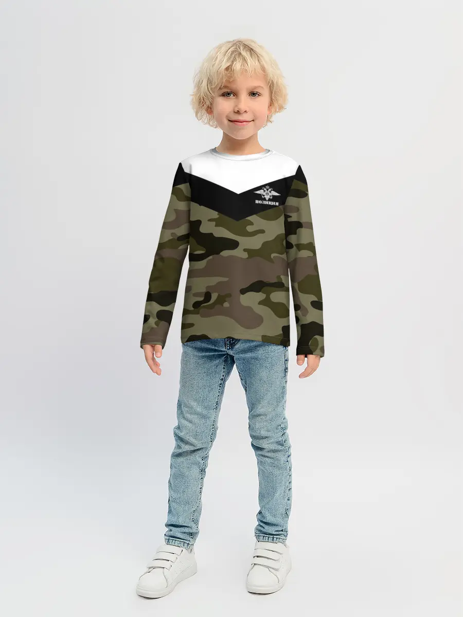 Детский лонгслив / Полиция
