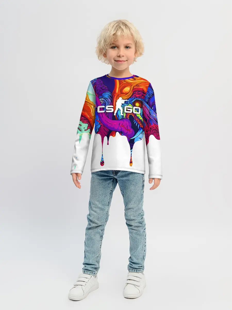 Детский лонгслив / CS GO HYPER BEAST