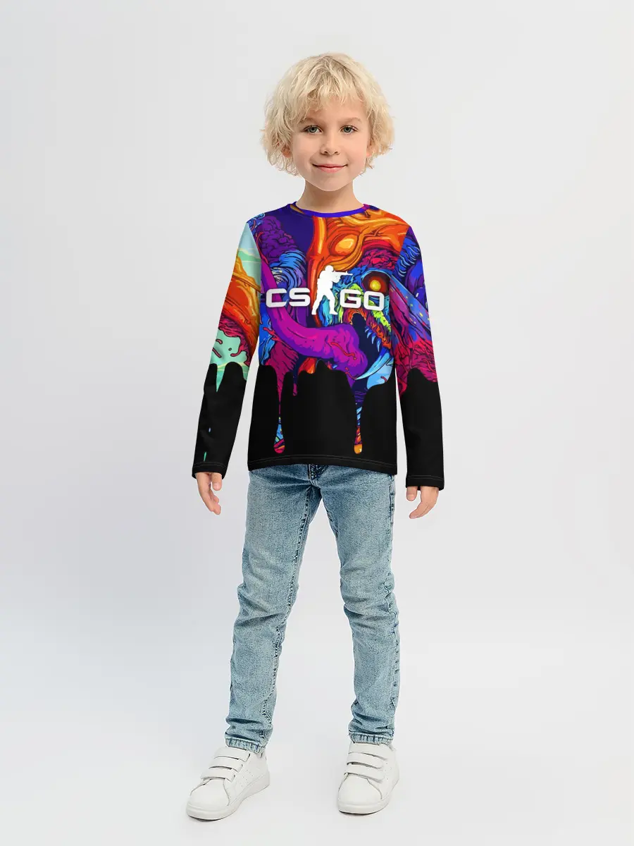 Детский лонгслив / CS GO HYPER BEAST