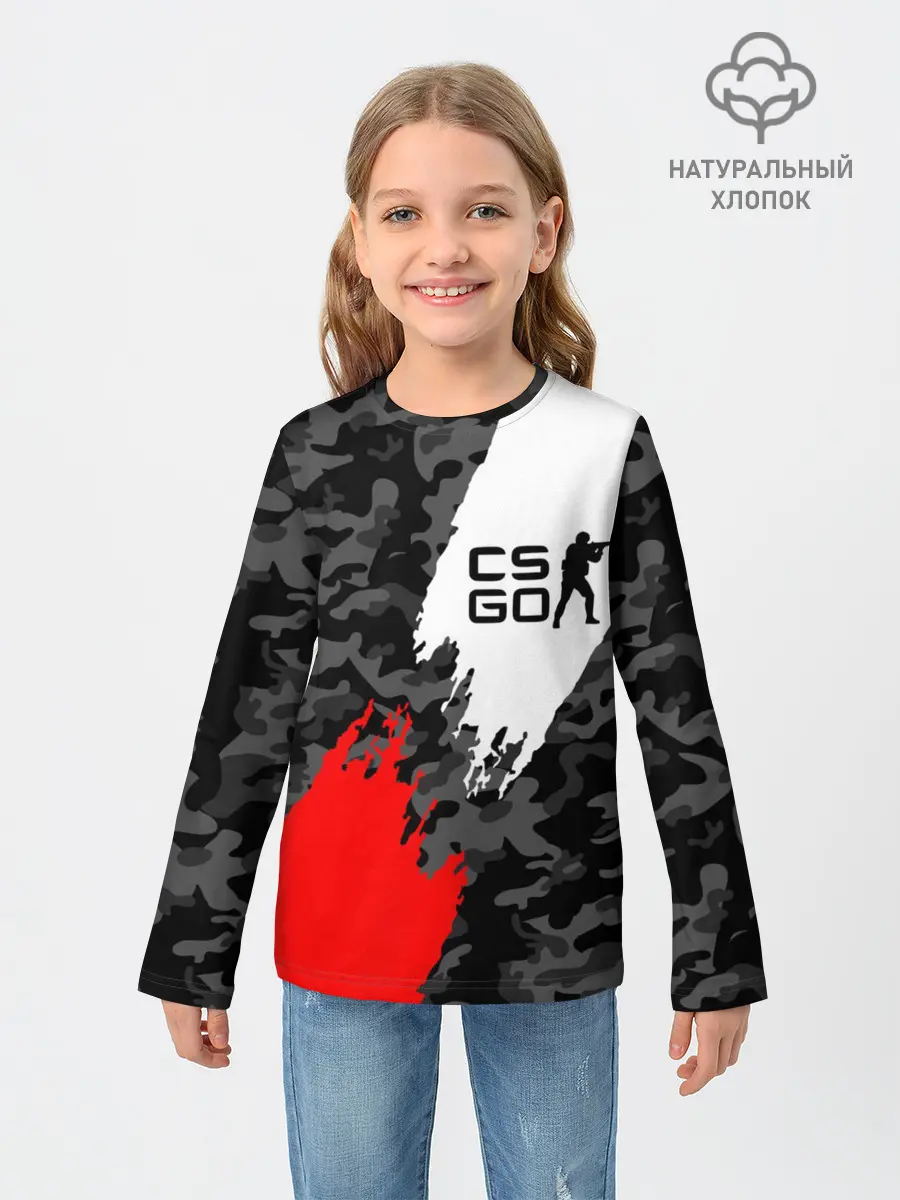 Детский лонгслив / CS GO