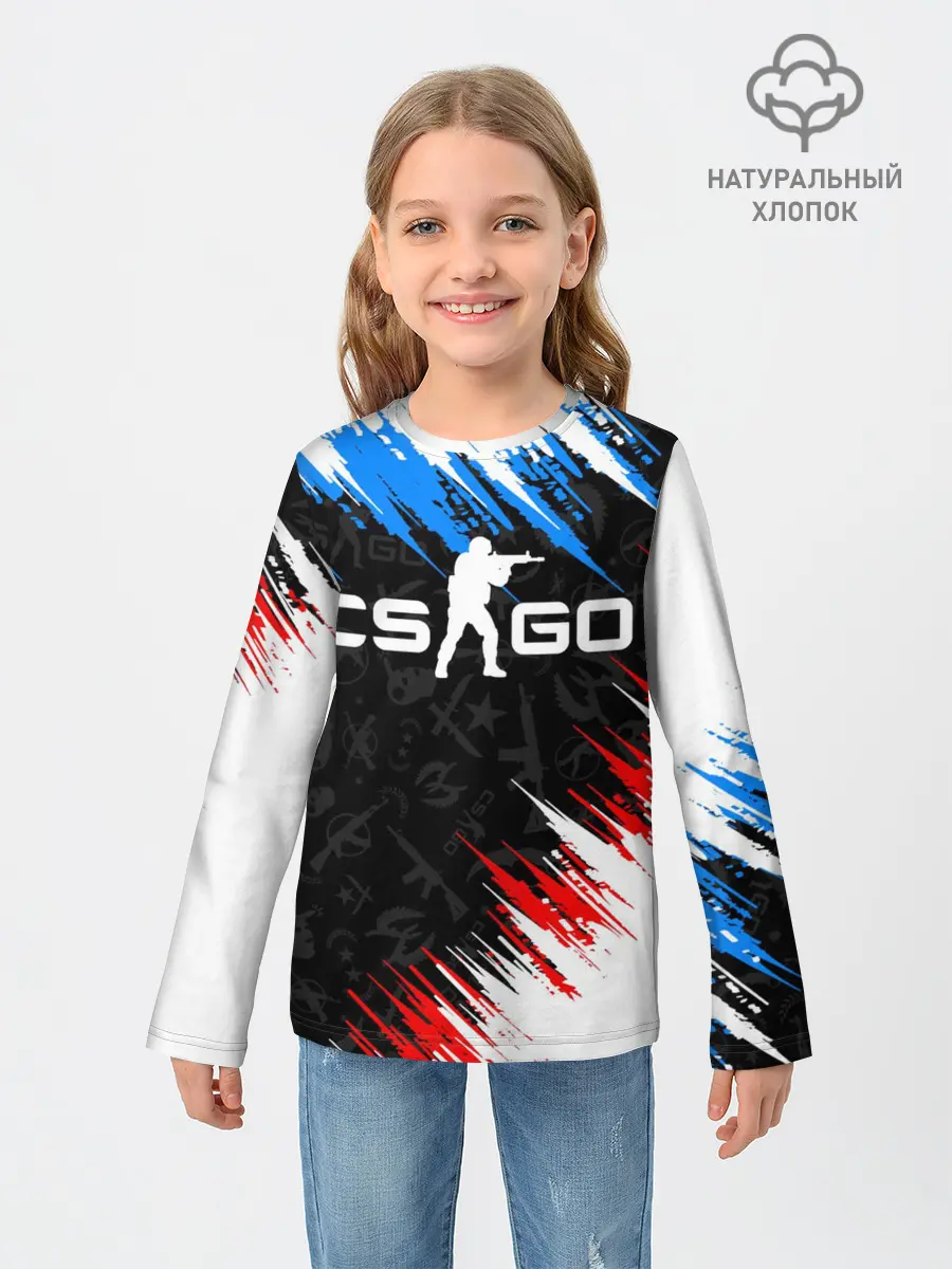 Детский лонгслив / CS GO