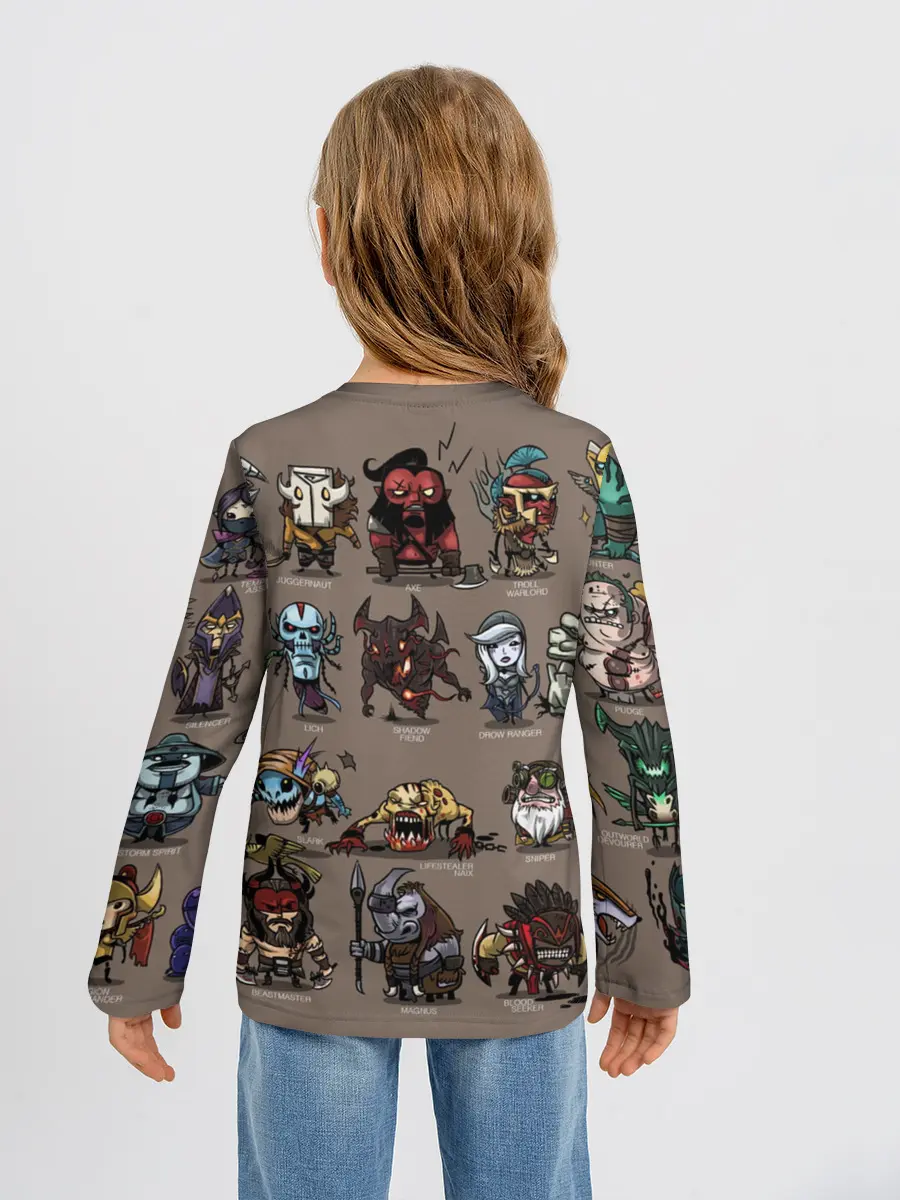 Детский лонгслив / Коры Доты 2