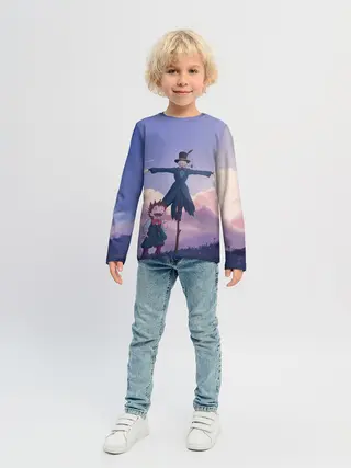 Детский лонгслив / Маркл и Пугало-Репка