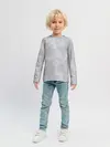 Детский лонгслив / Светло-серая