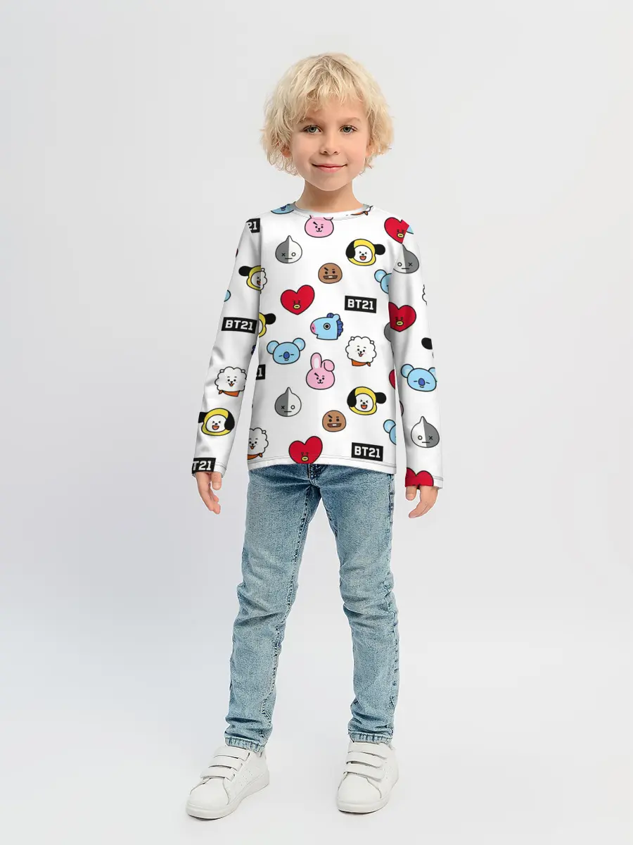 Детский лонгслив / BTS | БТС | BANGTAN BOYS | BT21