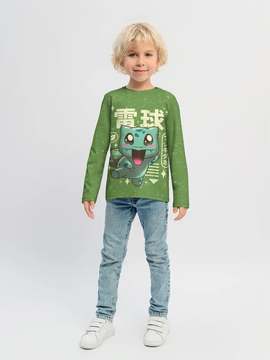 Детский лонгслив / Bulbasaur