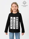 Детский лонгслив / Black lives matter | BLM
