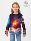 Детский лонгслив / geometry light