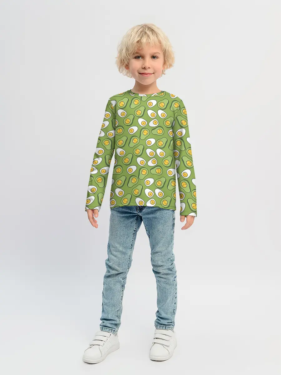 Детский лонгслив / Avocado and Eggs
