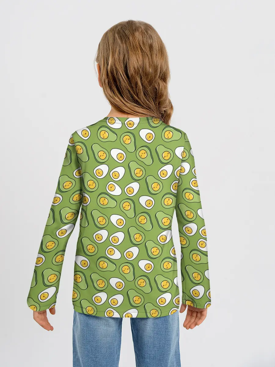 Детский лонгслив / Avocado and Eggs