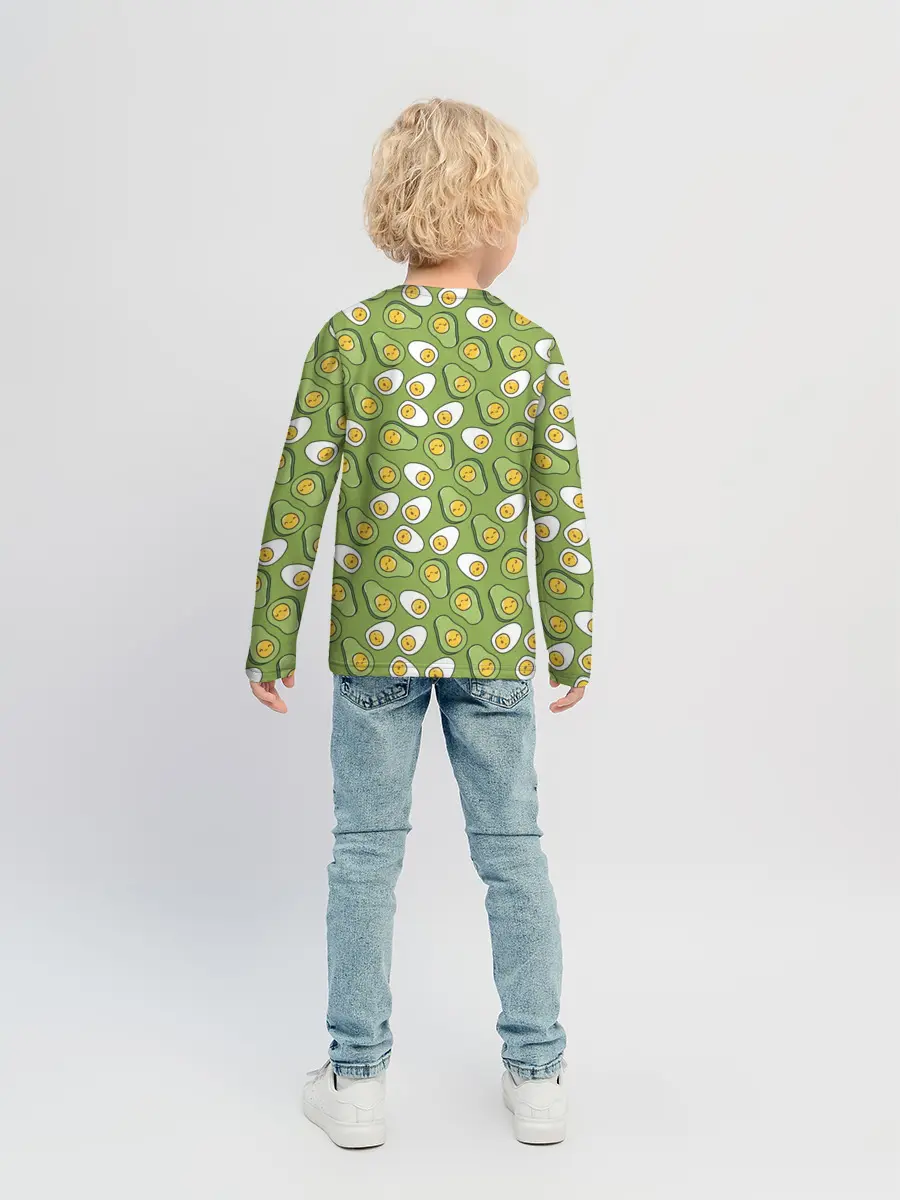 Детский лонгслив / Avocado and Eggs