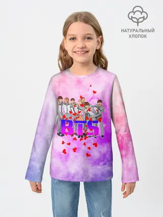 Детский лонгслив / БТС | BTS