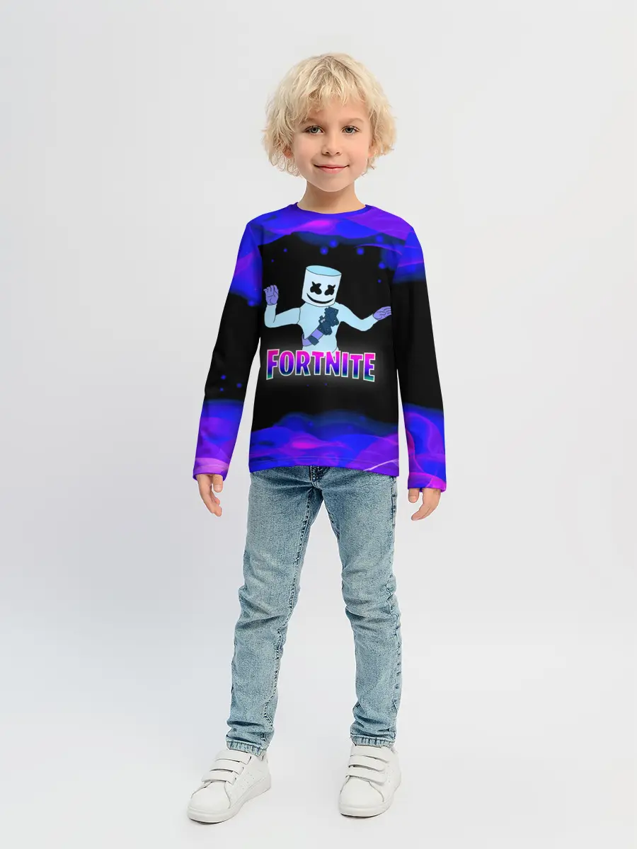 Детский лонгслив / Fortnite Marshmallow