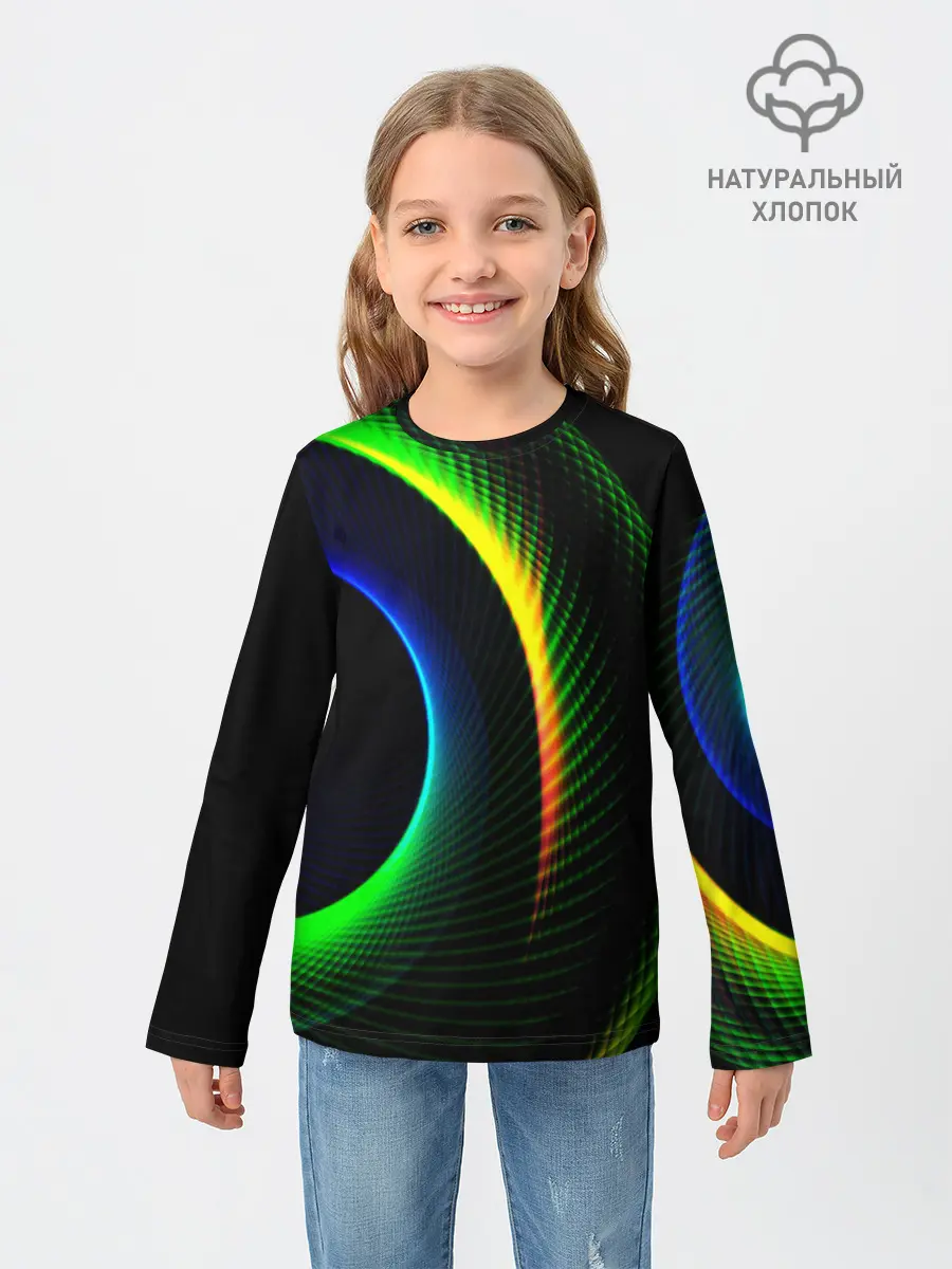 Детский лонгслив / ABSTRACT GEOMETRY