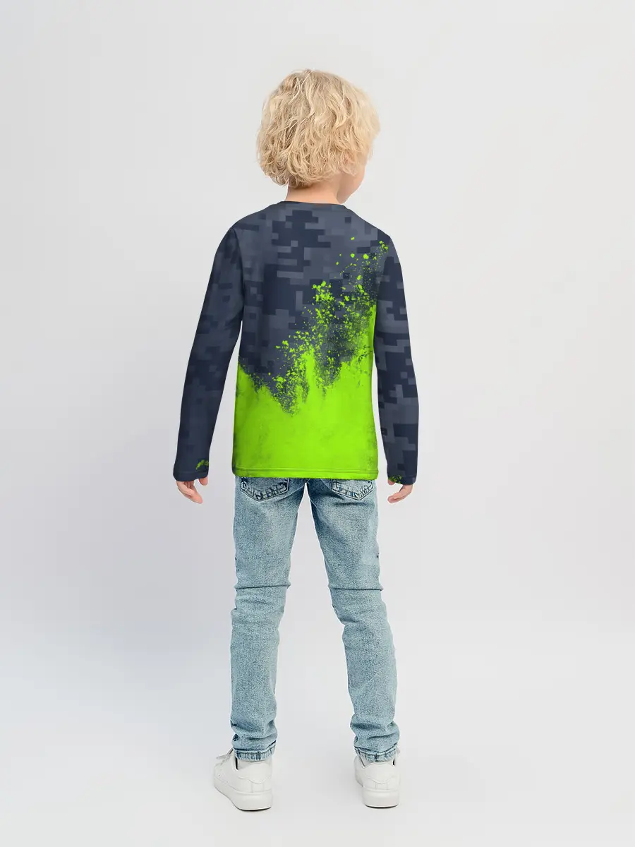 Детский лонгслив / MINECRAFT / МАЙНКРАФТ