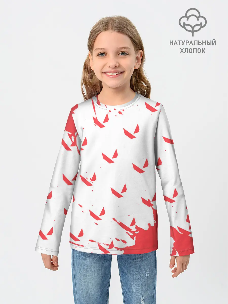 Детский лонгслив / VALORANT / ВАЛОРАНТ