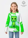 Детский лонгслив / MINECRAFT CREEPER