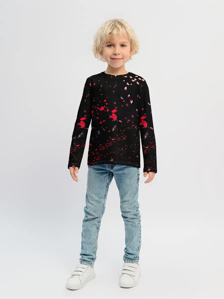 Детский лонгслив / Лепестки | Casual