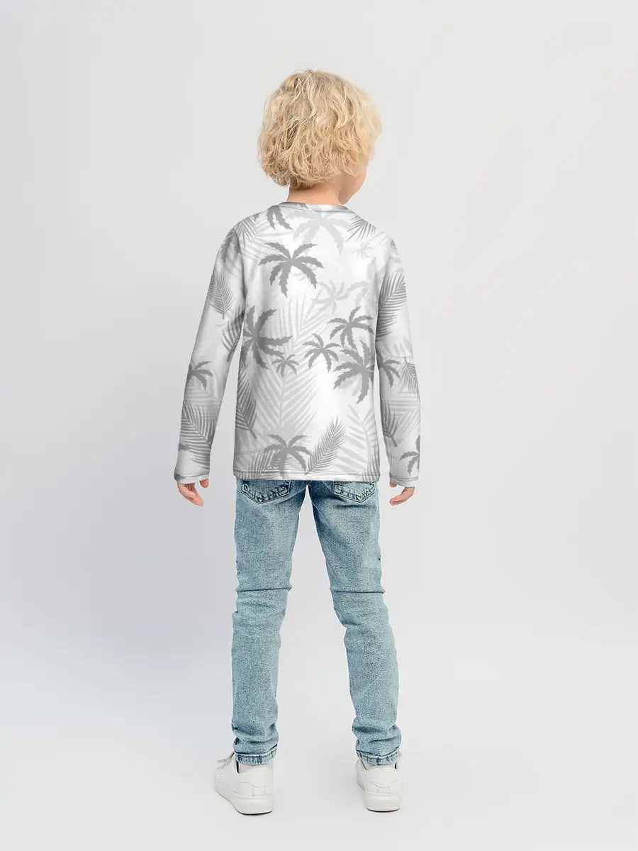 Детский лонгслив / ПАЛЬМЫ | ЛЕТО | TROPICAL