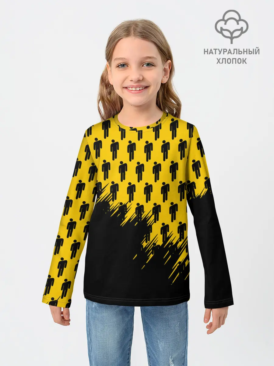 Детский лонгслив / Billie Eilish.