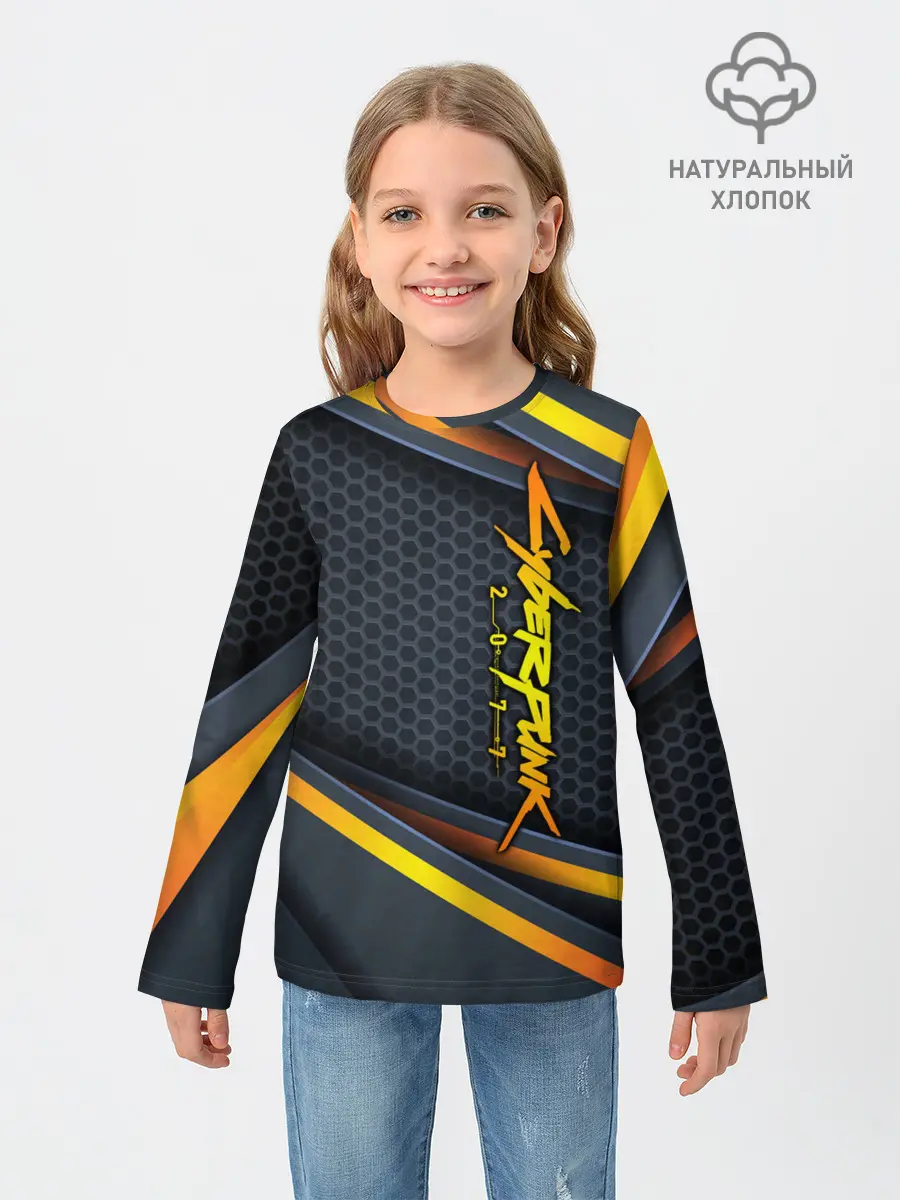 Детский лонгслив / Cyberpunk 2077