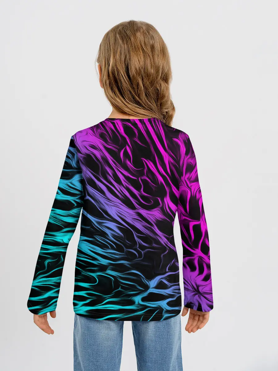 Детский лонгслив / НЕОНОВЫЕ РАЗВОДЫ / НЕОН