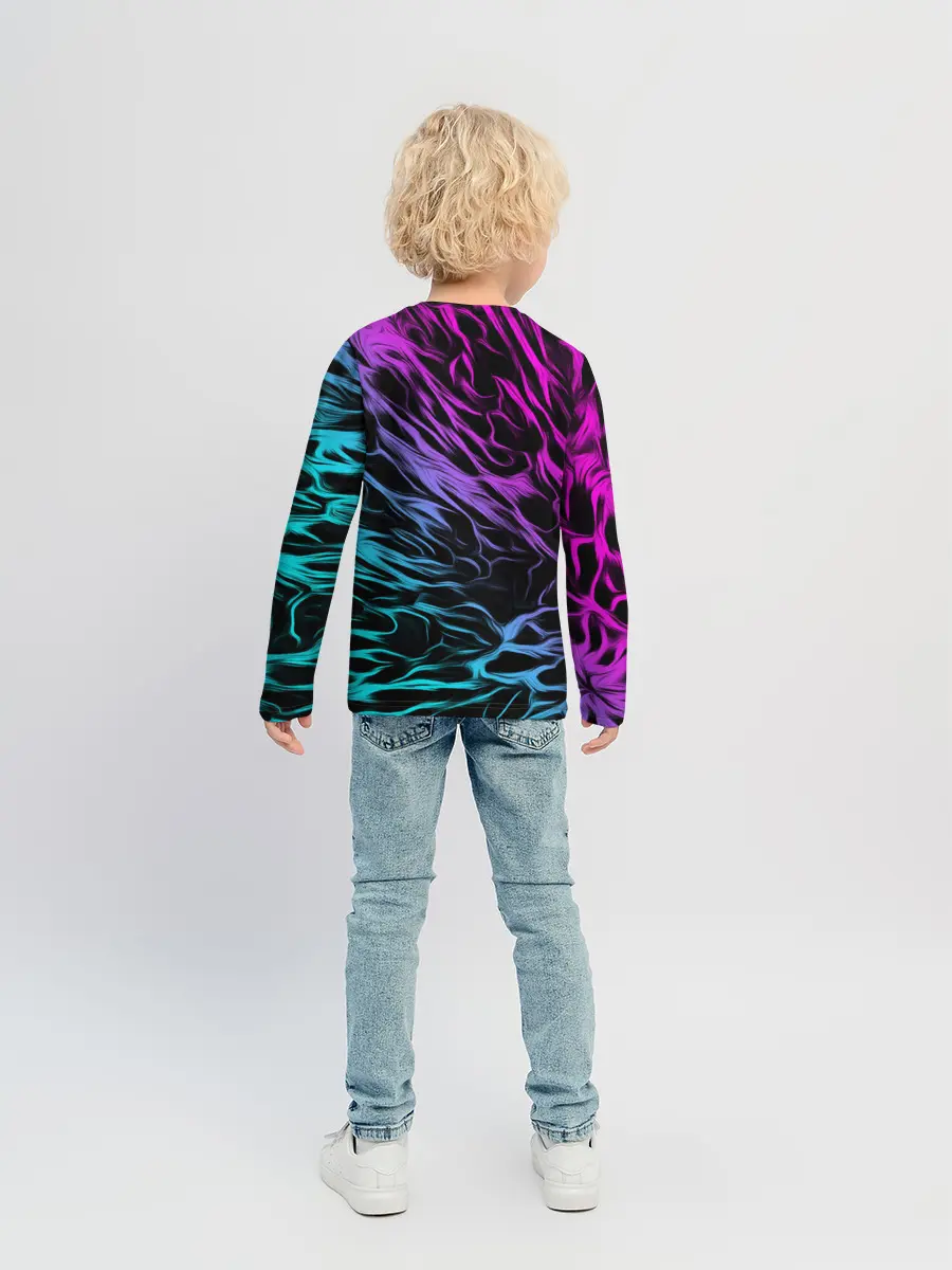 Детский лонгслив / НЕОНОВЫЕ РАЗВОДЫ / НЕОН